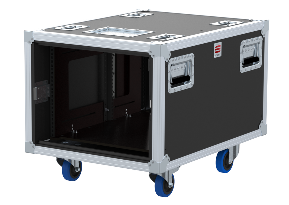 SANTOSOM 19" Rack Side Sliding, 8U 640-BRR