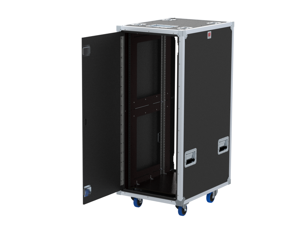 SANTOSOM 19" Rack Side Sliding, 28U 660-BRR