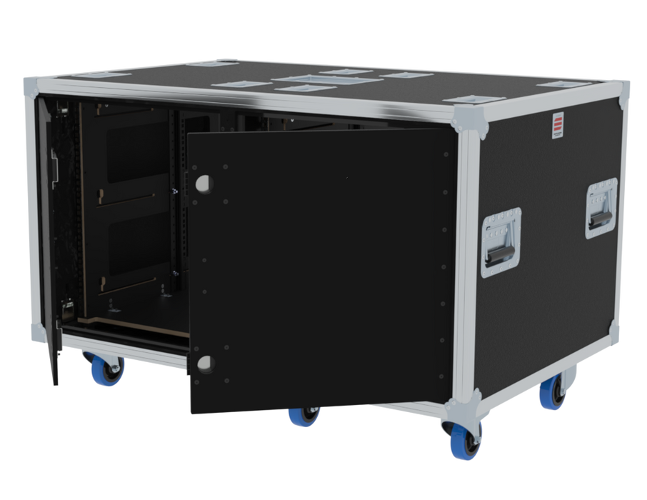 Santosom Rack Double Side Sliding-Rack, 12+12U 640-ARS