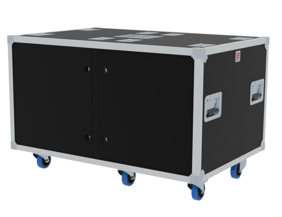 Santosom Rack Double Side Sliding-Rack, 12+12U 640-ARS