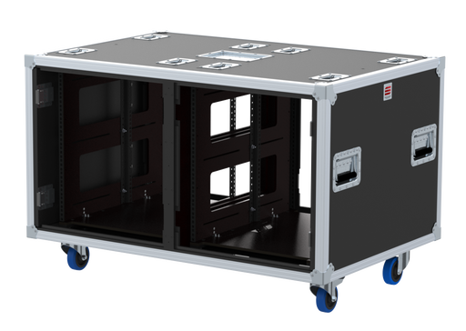 Santosom Rack Double Side Sliding-Rack, 14+14U 640-ARS