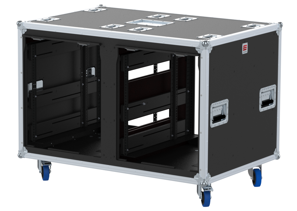 SANTOSOM Rack Top Sliding Double, 12+12U 660-ARR