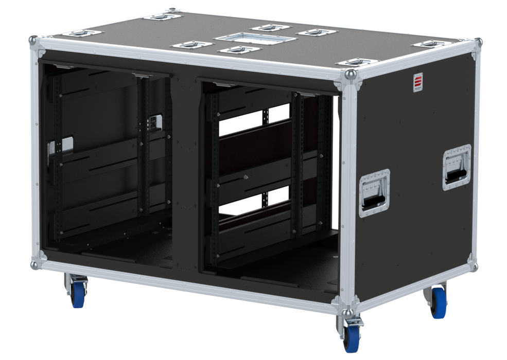SANTOSOM Rack Top Sliding Double, 12+12U 660-ARR