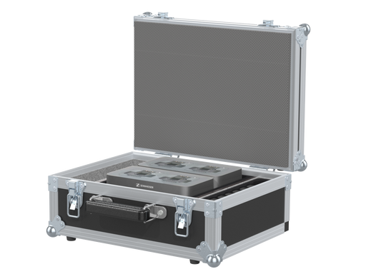 SANTOSOM MICROPHONE Flight case, Sennheirser 2 kit Battery CHG 70N-C + PSU
