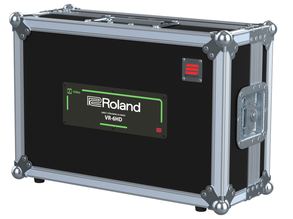Santosom Video Controller Flight case, AV Mixer Roland VR-6HD