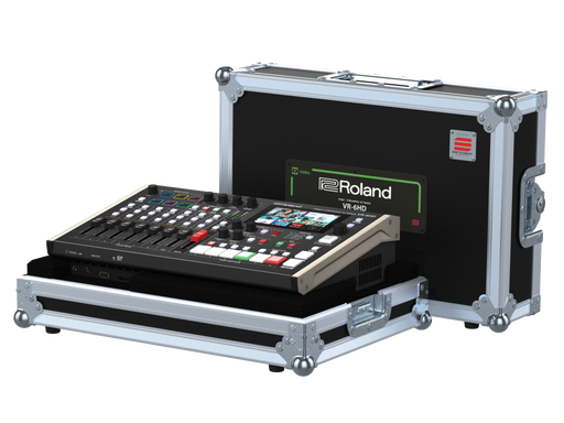 Santosom Video Controller Flight case, AV Mixer Roland VR-6HD