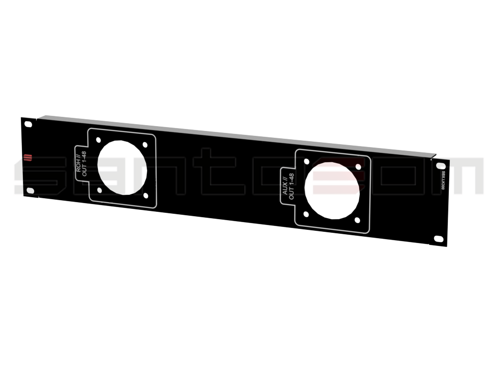 Santosom Rack Panel For StageBox 2U, 2 LK150
