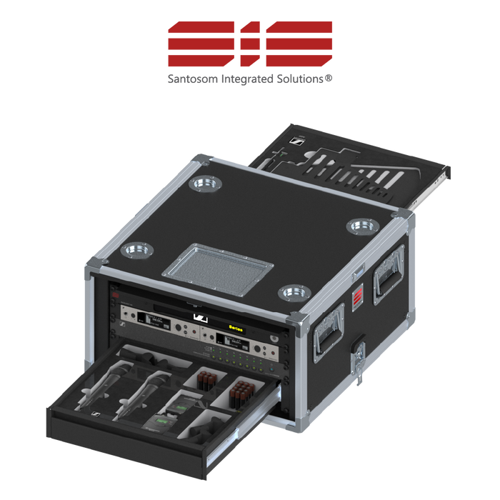 Santosom Integrated Solutions® (SIS) for Wireless Microphones, 2 CH, SENNHEISER (US)