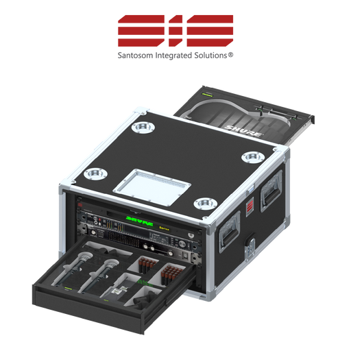 Santosom Integrated Solutions® (SIS) for Wireless Microphones, 2 CH, SHURE (EU)