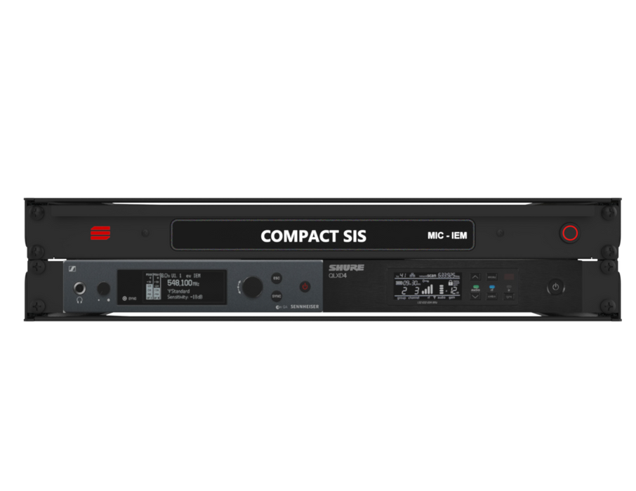 Santosom Integrated Solutions® (SIS) for Wireless in Plastic Case 1x MIC, 1x IEM, SHURE & SENNHEISER