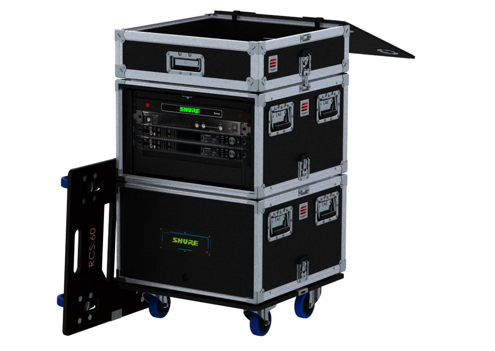 Santosom Integrated Solutions® (SIS) for Wireless IEM, 4 CH, SHURE AXIENT® PSM (US)