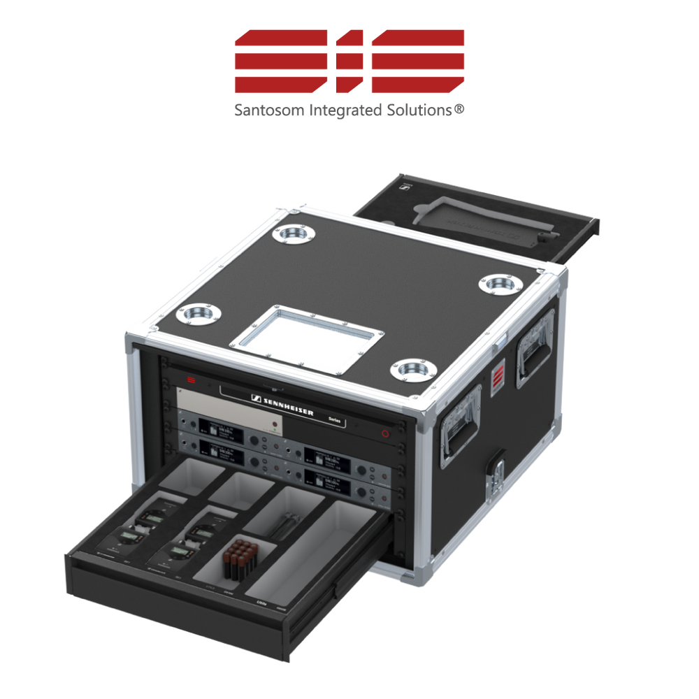 Santosom Integrated Solutions® (SIS) for Wireless IEM, 4 CH, SENNHEISER (US)