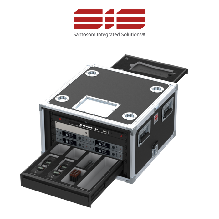 Santosom Integrated Solutions® (SIS) for Wireless IEM, 4 CH, SENNHEISER (US)