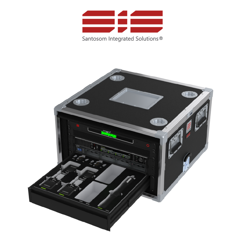 Santosom Integrated Solutions® (SIS) for Wireless IEM, 4 CH, SHURE AXIENT® PSM (UK)