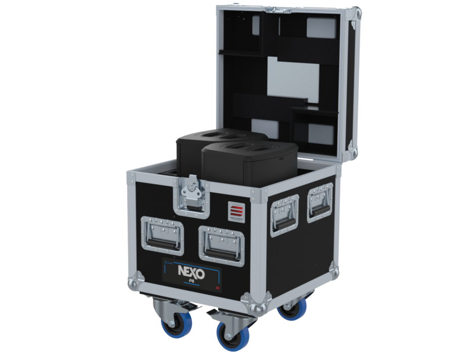 Santosom Cabinet Flight case PRO, 2x NEXO P8 (423x 250x 276)