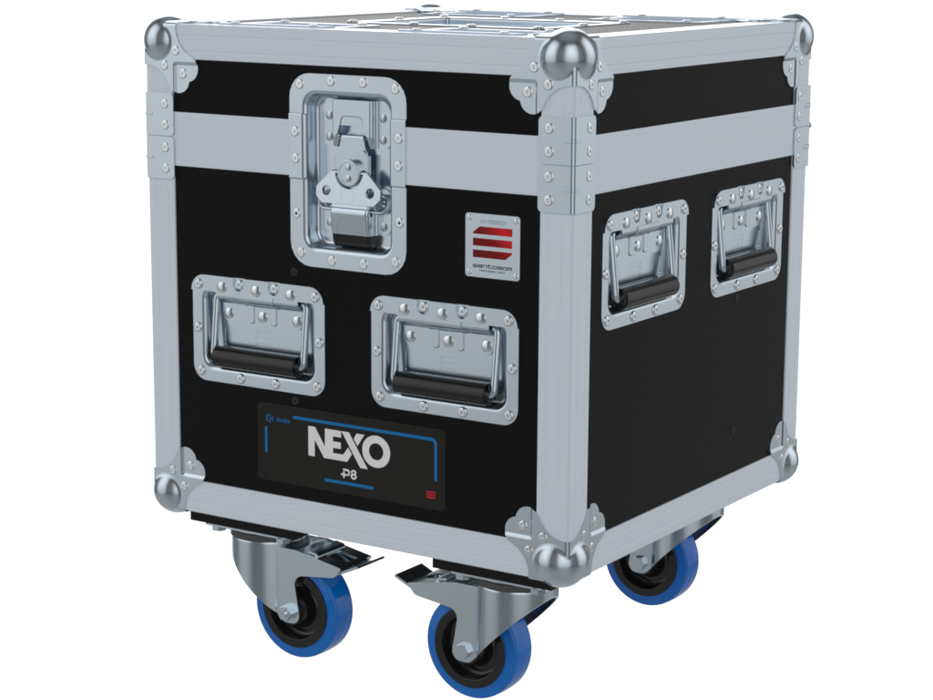 Santosom Cabinet Flight case PRO, 2x NEXO P8 (423x 250x 276)