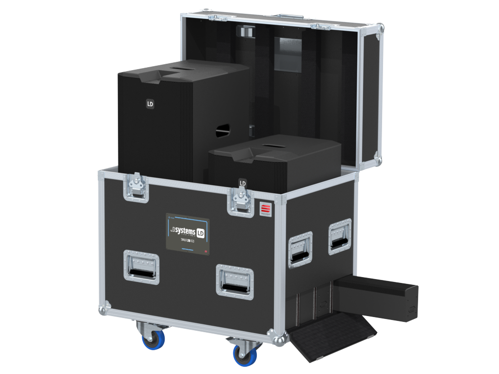 SANTOSOM Cabinet Flight case PRO, 2x LD System Maui 28G3