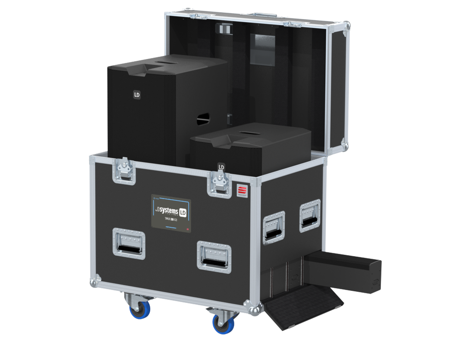 SANTOSOM Cabinet Flight case PRO, 2x LD System Maui 28G3
