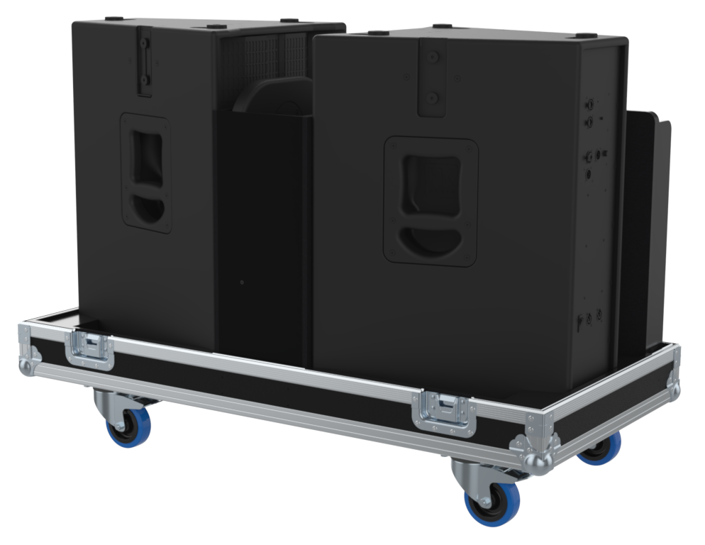 SANTOSOM POINT SOURCE Flight case PRO-2, 2x HK AUDIO LINEAR 5MK2 308LTA + Acessor