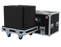 SANTOSOM POINT SOURCE Flight case, 2x Meyer Sound MJF210
