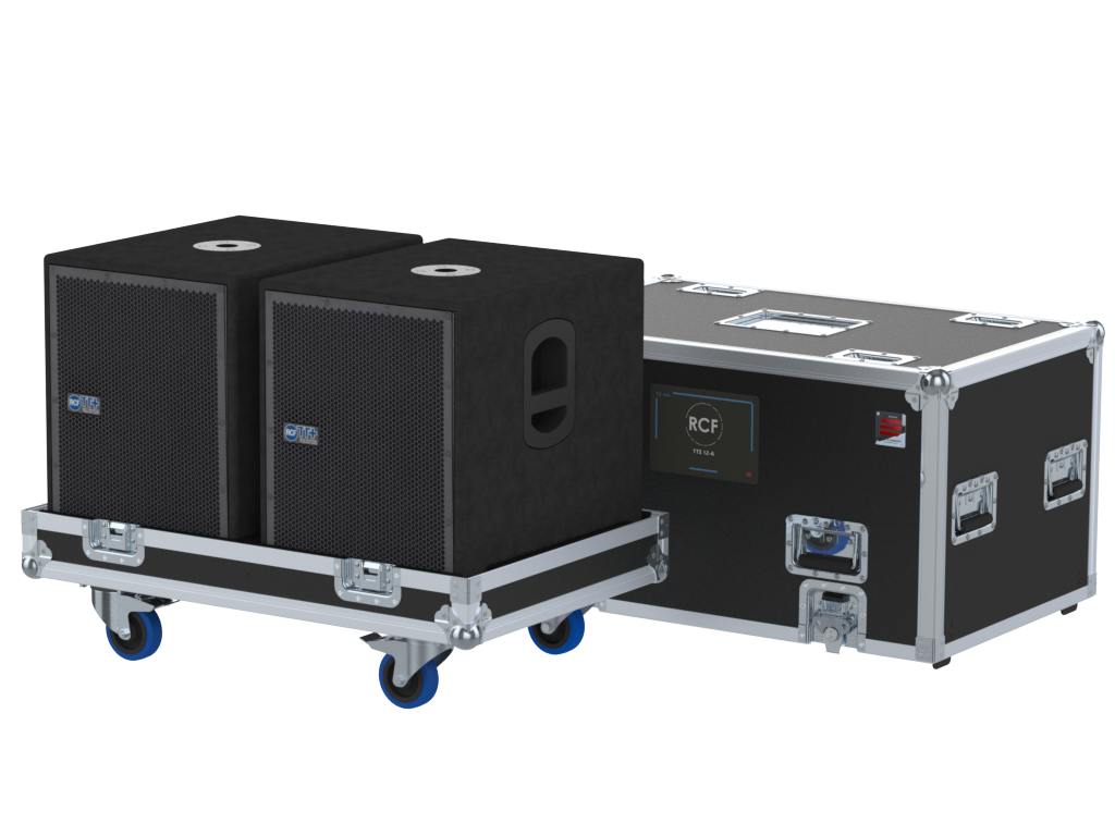 SANTOSOM Cabinet Flight case PRO, 2x RCF TTS 12-A SUB