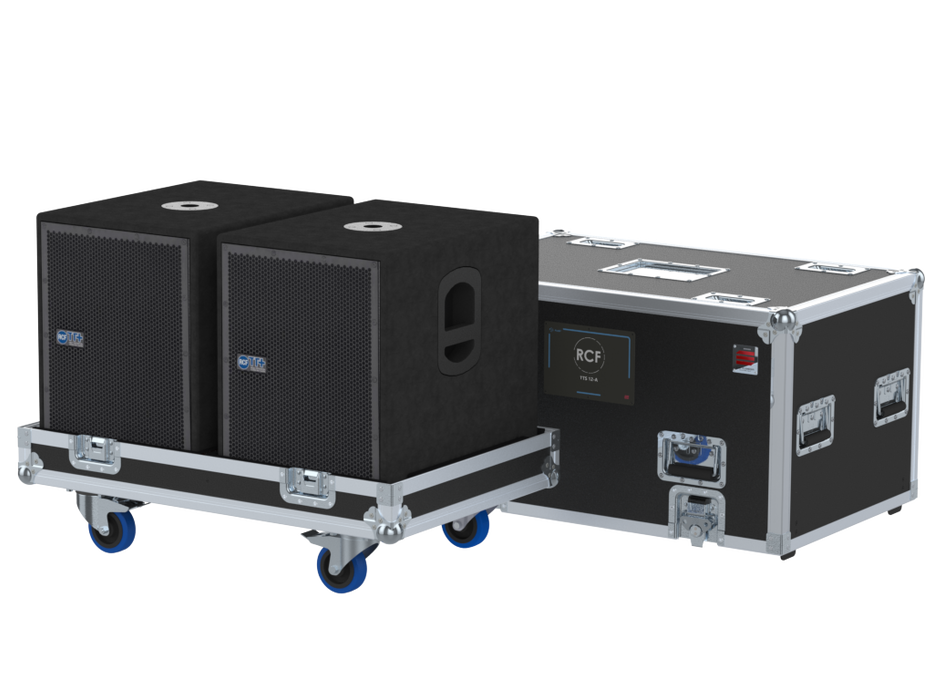 SANTOSOM Cabinet Flight case PRO, 2x RCF TTS 12-A SUB