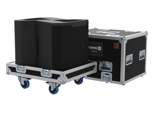 SANTOSOM Flight Case, 2x LD Systems MON 15 A G3