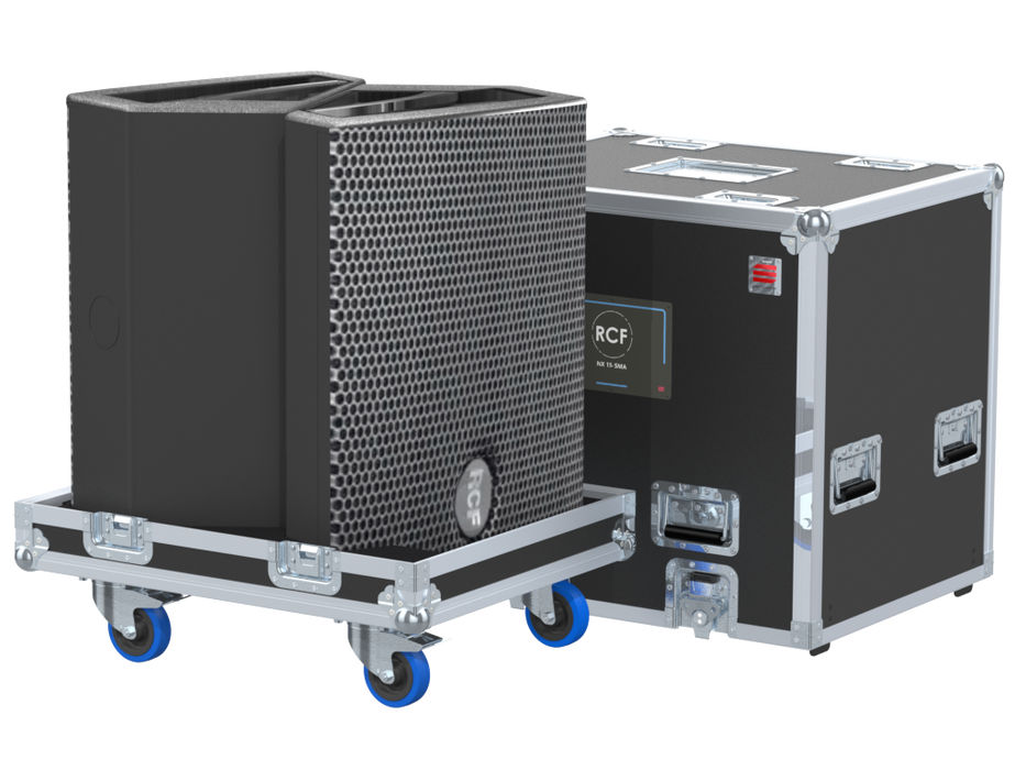 Santosom Cabinet Flight case PRO, 2x RCF NX 15-SMA