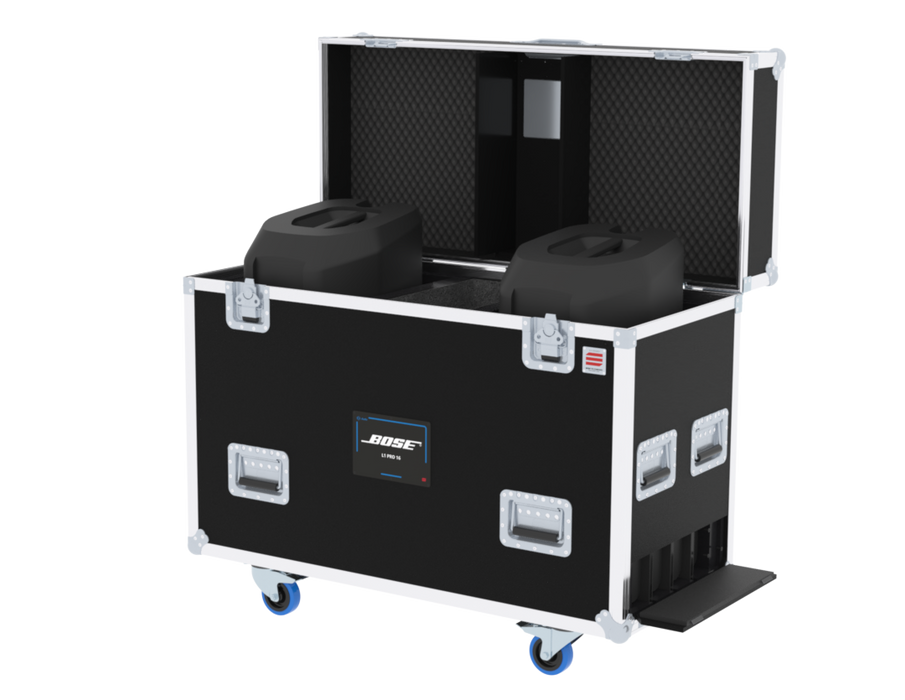 SANTOSOM PORTABLE PA Flight case PRO, 2x BOSE L1 PRO 16