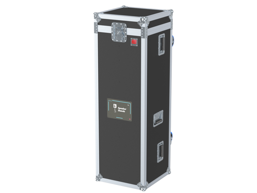 SANTOSOM SPEAKER STANDS Flight case, 4x Speaker Stands Ø170