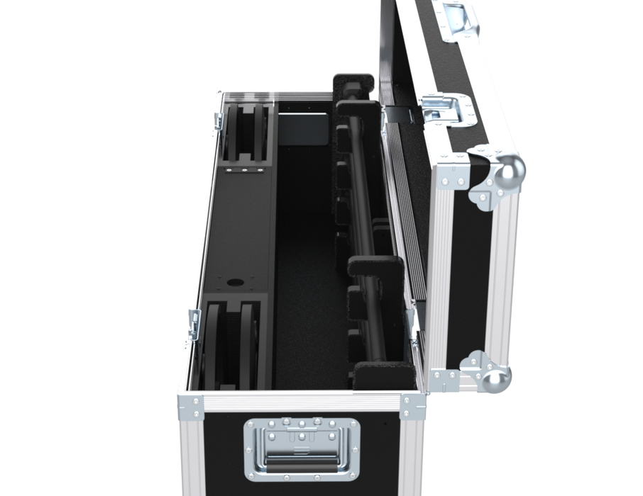 SANTOSOM MICROPHONE STANDS Flight case PRO-1B, 4x Gravity MS23XLR B