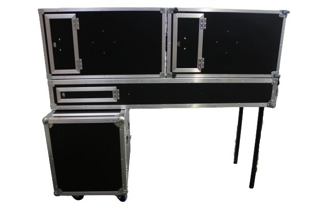 Santosom Video Controller Flight case, Production mixer