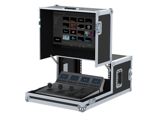 Santosom Video Controller Flight case, Blackmagic Atem Camera Control Panel
