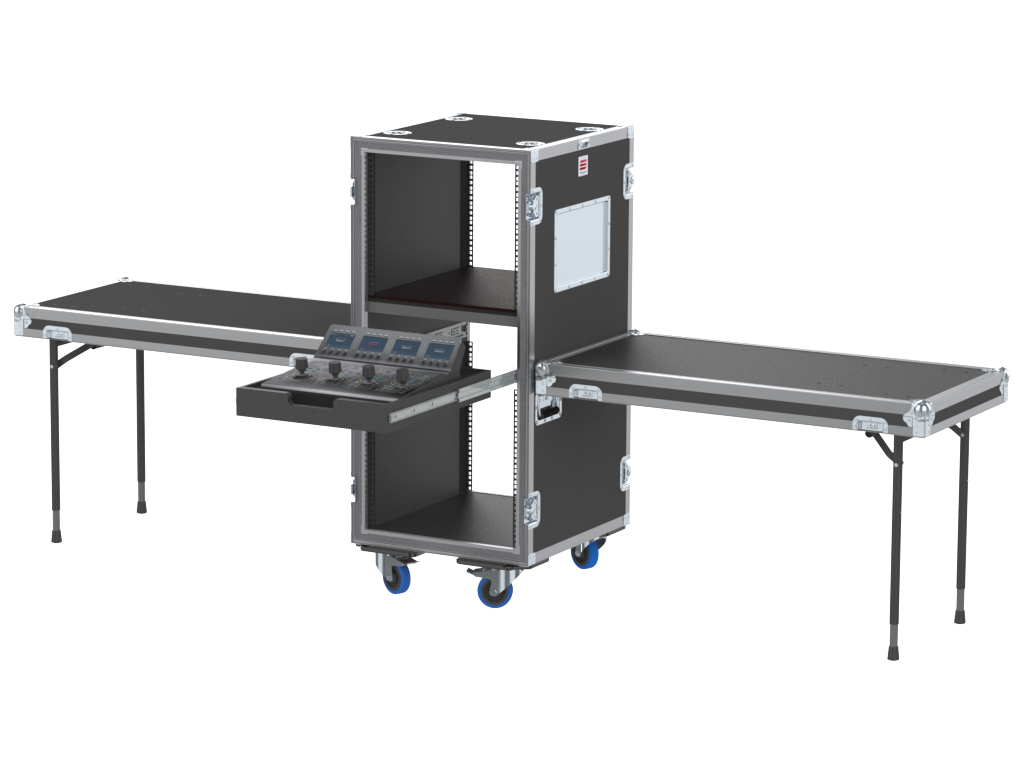 SANTOSOM 19" Rack Foam-Rack DDR, 24U 600 Anti-shock