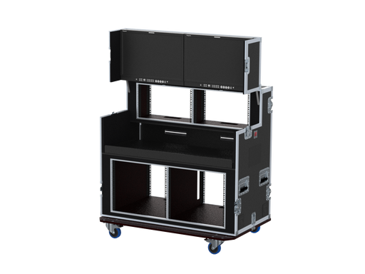 SANTOSOM Video Controller Regie 2x 24" Monitors + rack, 2x6u (top), 560-BRR