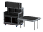 SANTOSOM Video Controller Regie 2x 24" Monitors + rack, 2x6u (top), 560-BRR