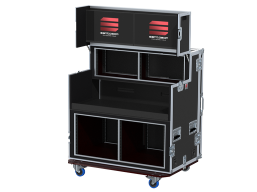 Santosom Video Controller Regie 2x 22 Monitors + rack, 2x6u (top), 560-BRR