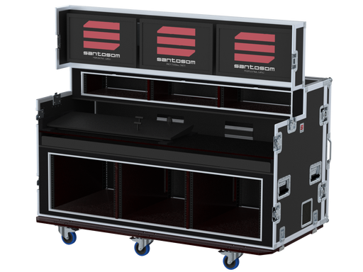 Santosom Video Controller Flight case Regie Tricaster TC1, 3 screens