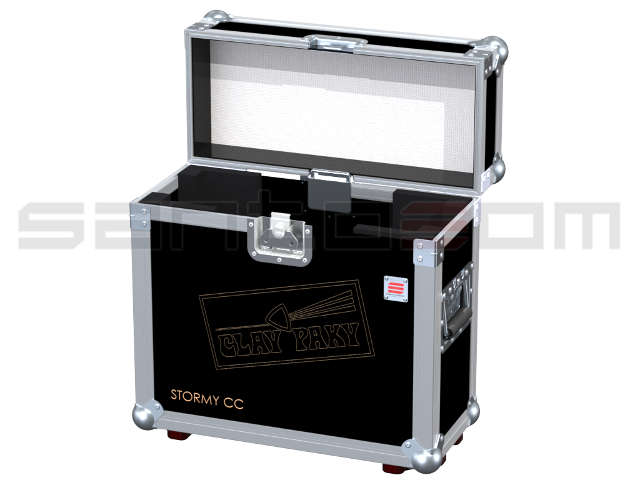 Santosom Flight case, Clay Paky Stormy CC