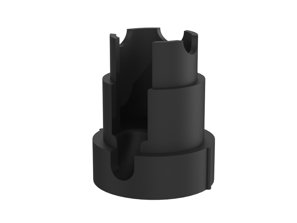SANTOSOM Low Profile XLR Cap (cable Ø4)