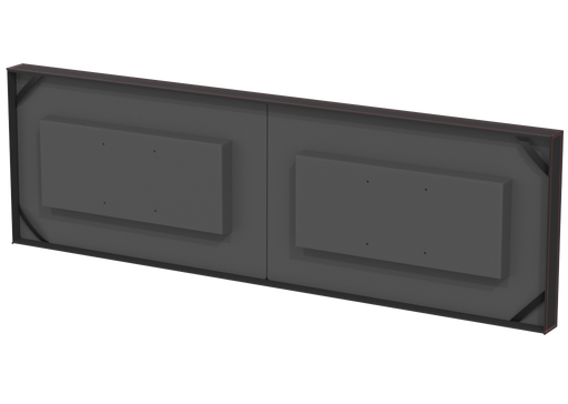 SANTOSOM MONITOR COVER PRO Funda térmica con espuma para 2 monitores de 22"