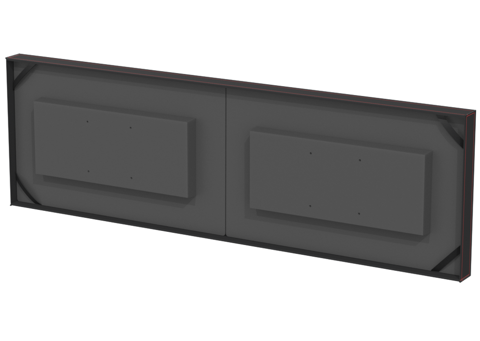 SANTOSOM MONITOR COVER PRO Thermal Cover for 2x monitors 22"