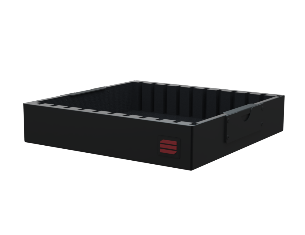 SANTOSOM ACCESSORY Aluminum Tray1 1U (25x25x05 Hi)