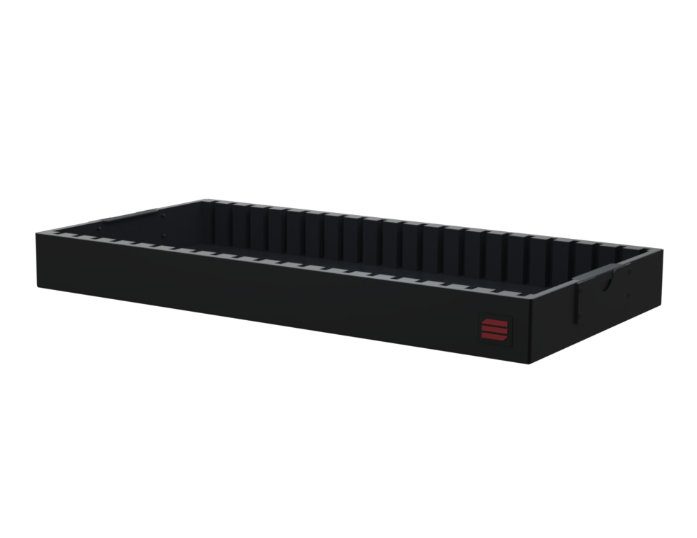 SANTOSOM ACCESSORY Aluminum Tray1 1U, for PX2L (50x25x09 WID)