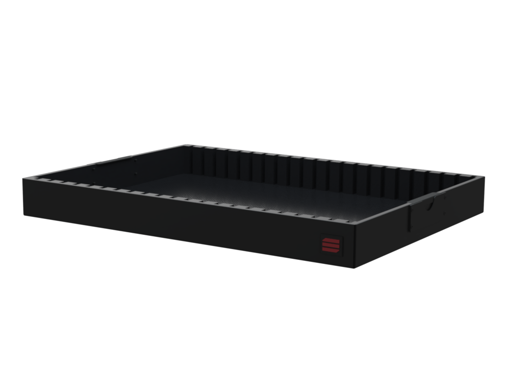 SANTOSOM ACCESSORY Aluminum Tray1 1U, for PX2 (50x36x05 WID)