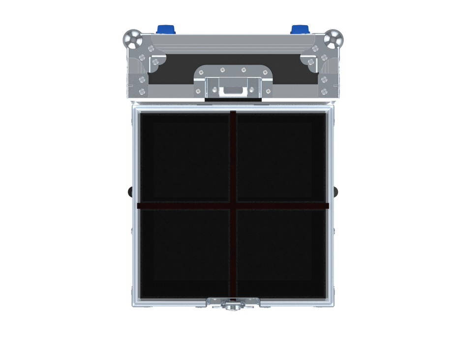 SANTOSOM SPEAKER STANDS Flight case, 4x Speaker Stands (Ø145)
