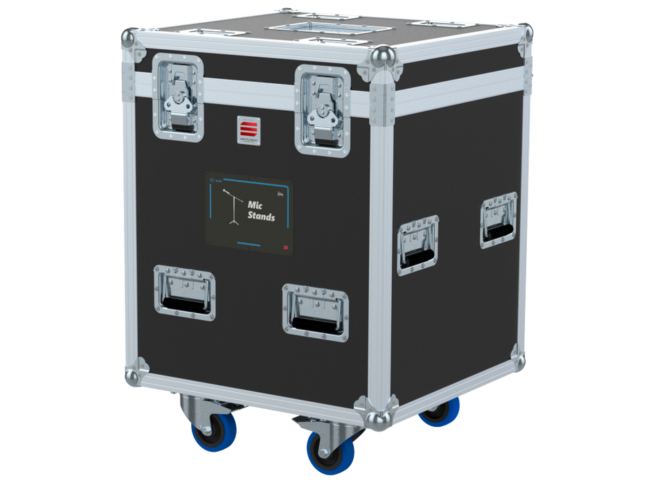 SANTOSOM Flight case PRO, 25x Orchestra Stand (shelves)