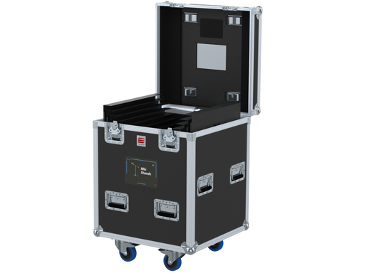 SANTOSOM Flight case PRO, 25x Tripés de Orquestra (estantes)