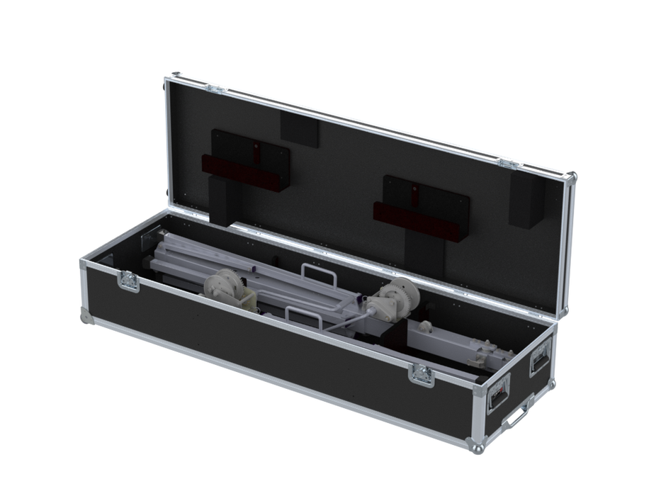SANTOSOM Lift Stands Flight case PRO, 2x VMB TE-046 + 2x VMB PSU-06