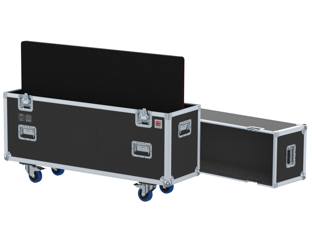 Santosom Display Flight case PRO, 1-2 Screen 50" (127x14x77 UID)